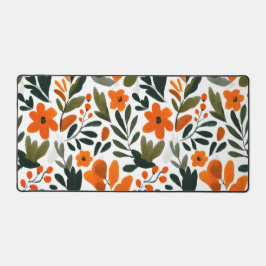Sinaas lente bloemen botanisch patroon bloem bureaumat
