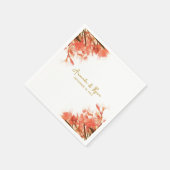 Sinaas Oleander Bloemen Bloemrijke Strand Bruiloft Servet (Hoek)