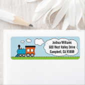 Sinaasappel/Blauwe Adresetiketten Etiket (Insitu)