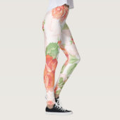 Sinaasappel bloem roze verlovingsfeest legging (Rechts)