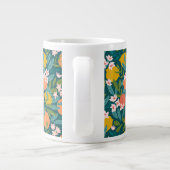  Sinaasappel & Citroenbloesempatroon Extra Grote Beker (Achterkant)