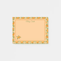 Sinaasappel Citrus Rand Botanisch Ontwerp
