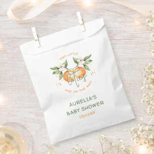 Sinaasappel Citrus Twee Kleine Moppies Tweeling Ba Bedankzakje