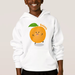 Sinaasappel citrusvruchten die met klauterdansen