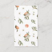 Sinaasappel Clementine Honeymoon Wens Fonds Informatiekaartje (Achterkant)