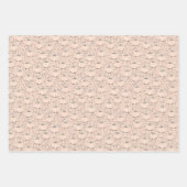 Sinaasappel & Crème Kleine Pompoen Baby Halloween Inpakpapier Vel (Voorkant 3)