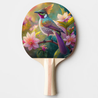 Sinaasappel Crested Rainbow Jay Fantasy Bird Tafeltennisbatje