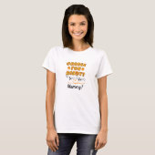 Sinaasappel dat je klaar bent om mama Baby shower  T-shirt (Voorkant volledig)