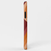 Sinaasappel Donker Maroon Rood Mideeuw Kunstpatroo Case-Mate iPhone Case (Achterkant/rechts)