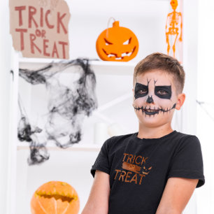 Sinaasappel Eenvoudig Trick of Threat Kind T-shirt