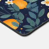 Sinaasappel en Bloemen Delight Pattern Bureaumat (Hoek)