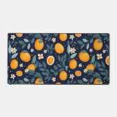 Sinaasappel en Bloemen Delight Pattern Bureaumat (Voorkant)