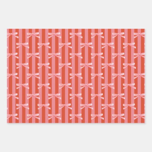 Sinaasappel en roze patronen Verpakking Papieren s Inpakpapier Vel (Voorkant 2)