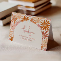 Sinaasappel en Roze Retro Bloemen Groovy Baby Gevo