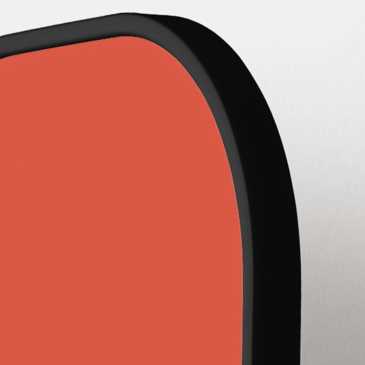 Sinaasappel en wit | Modern monogram Pickleball Paddle (Links Detail)
