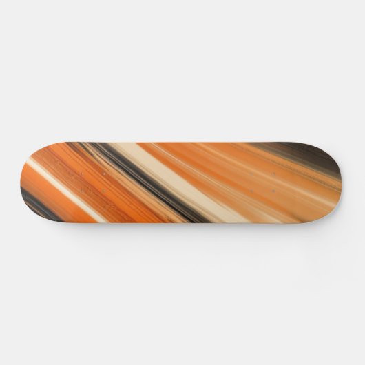 Sinaasappel en zwart skateboard (Horizontaal)