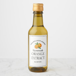 Sinaasappel Extract label Wijn Etiket