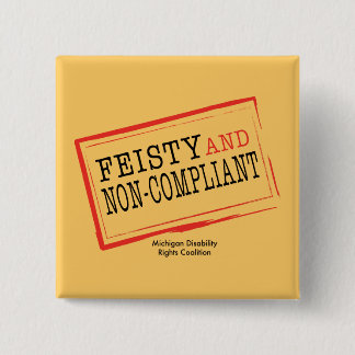 Sinaasappel Feisty Button