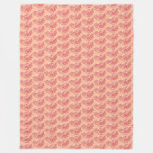 Sinaasappel Fleece Deken (Voorkant)