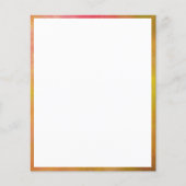 sinaasappel flyer (Voorkant)