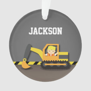 Sinaasappel Graafmachine Bouw Jongens Slaapkamer D Ornament