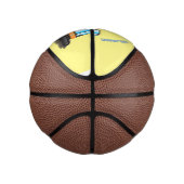 Sinaasappel graafmachine cartoon basketbal (Rechts)