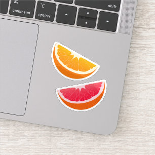 Sinaasappel & Grapefruit Citrus Stickers