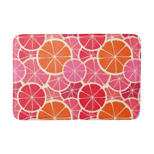 Sinaasappel & Grapefruit Citrusvruchten Patroon Badmat