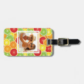 Sinaasappel, grapefruit, Limoen en leemon | Foto t Bagagelabel (Voorkant horizontaal)