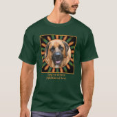 Sinaasappel Groen Abstract Lijst Creëer Uw Eigen F T-shirt (Voorkant)