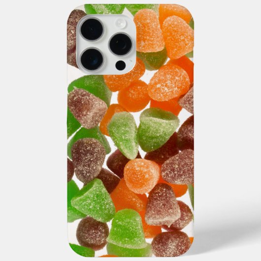 Sinaasappel groene rode snoep, gestrooid met suike Case-Mate iPhone case (Achterkant)