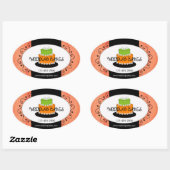 Sinaasappel Groene Taart Bakkerij Product Sticker (Vel)