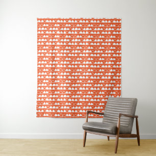 sinaasappel grote wandkleden