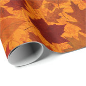 Sinaasappel in het najaar cadeaupapier (Rol Hoek)