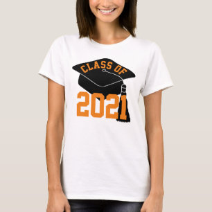 Sinaasappel klasse afstudeerder Pet 2021 T-shirt