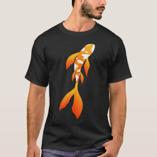 Sinaasappel Koi Vis (geen omtrek) T-shirt