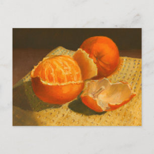Sinaasappel Kunst Briefkaart