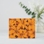 Sinaasappel Lilies Briefkaart (Staand voorkant)