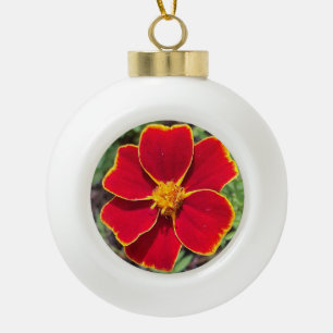 Sinaasappel Maragold Keramische Bal Ornament