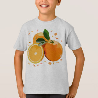 Sinaasappel met een takje. t-shirt