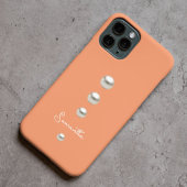 sinaasappel met parels Case-Mate iPhone case