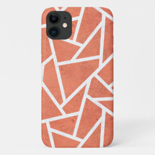 Sinaasappel mozaïekpatroon iPhone 11 hoesje