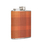 Sinaasappel najaar Herfst Pset Tartan Heupfles (Rechts)