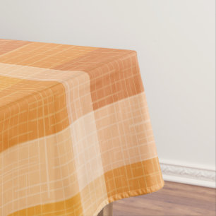 Sinaasappel najaar Herfst Pset Tartan Wrapping P Tafelkleed