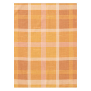 Sinaasappel najaar Herfst Pset Tartan Wrapping P Tafelkleed