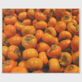 Sinaasappel Persimmon Fruits, vers Cadeaupapier (Vlak)
