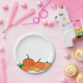 Sinaasappel pompoenkruidenierskarton, Bord (Feest)