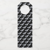 Sinaasappel-potioncauldron Halloween Flessenhanger (Achterkant)