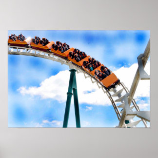 Sinaasappel Roller-Onderzetter Poster