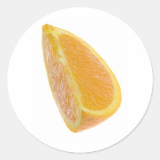 Sinaasappel Ronde Sticker